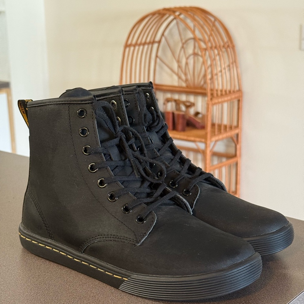 Dr. Martens Black Combat Boots